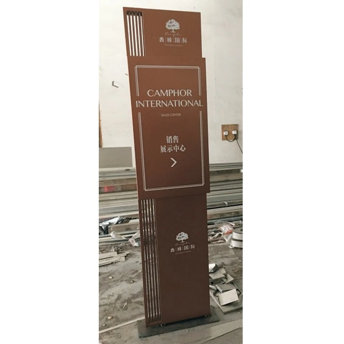 Pedestrian Wayfinding Signage high quality